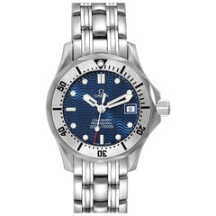 Omega Seamaster Diver 300M 28mm Steel Ladies Watch 2582.80.00 Box Card