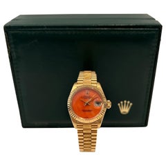 Vintage Rolex lady Datejust Coral dial 1978
