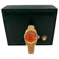 Retro Rolex lady Datejust Coral dial 1978