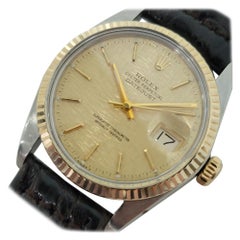 Rolex Oyster Datejust Uomo Ref 16013 18k SS Automatico Svizzera 1980 RJC176