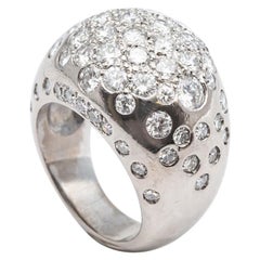 Bague Dome 54 diamants taille brillant or 18 carats