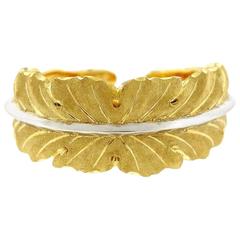 Buccellati Gold Leaf Motif Band Ring 2
