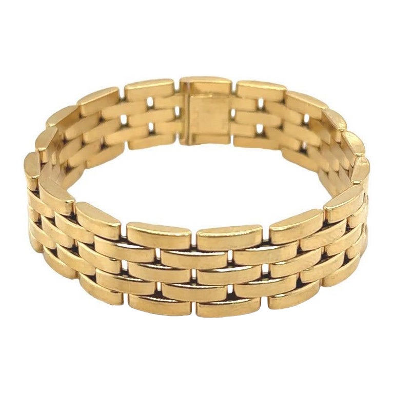 Cartier, Bracciale "MAILLON PANTHÈRE" in oro giallo 18 carati