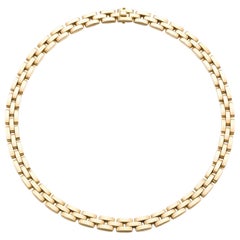 Cartier, 18k Yellow Gold and Diamond 'Maillon Panthère' Necklace