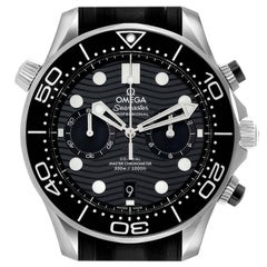 Used Omega Seamaster Diver Master Chronometer Watch 210.32.44.51.01.001 Box Card