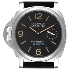 Panerai Luminor Marina 8 Days Left-Handed Mens Watch PAM00796 Box Card