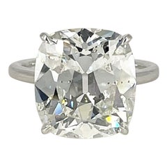 J. Birnbach 10.38 carat GIA Certified Cushion in Platinum Solitaire