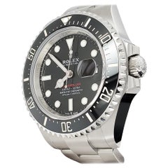 Used Rolex Sea-Dweller 43mm Red Line Black 50th Anniversary Watch 126600 Box Papers