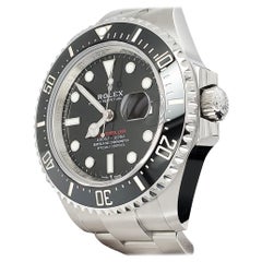 Rolex Montre Sea-Dweller 43mm rouge ligne noire, 50e anniversaire, avec boîte et papiers d'origine 126600