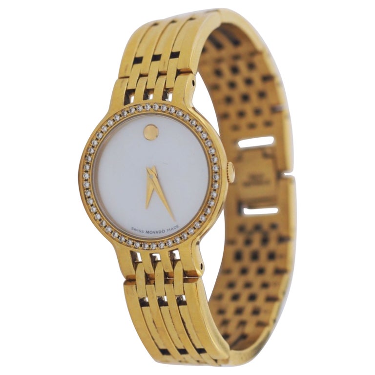 Movado Bracelet Watches - 122 For Sale on 1stDibs | movado bangle watch,  movado bracelets, movado bangle watch with diamonds