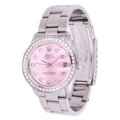 Rolex 6824 Ladies Pink Diamond Oyster Steel