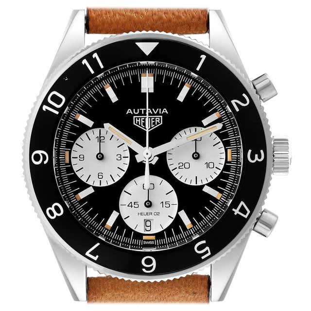 Heuer Autavia GMT Stainless Steel 11630 Wristwatch at 1stDibs | heuer ...