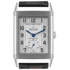 Jaeger LeCoultre Reverso Grande Steel Mens Watch 273.8.04 Q3738420 Papers