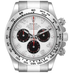 Rolex Daytona White Gold Silver Racing Dial Mens Watch 116509