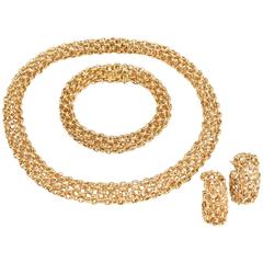 Van Cleef & Arpels Paris Gold Demi Parure 12