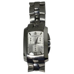 Baume & Mercier Hampton Milleis ref 8444 Mens Chronograph Rectangle Quartz Watch
