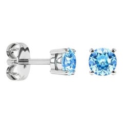 David Locco Earrings 5C Sustainable Gloss  Timeless Blue Diamonds 0.40ct