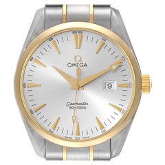 Omega Seamaster Aqua Terra 150M Steel Yellow Gold Watch 2317.30.00 Box Card