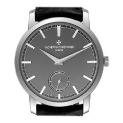 Vacheron Constantin Traditionnelle Platinum Grey Dial Mens Watch 82172