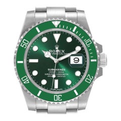 Used Rolex Submariner Hulk Green Dial Bezel Steel Mens Watch 116610LV Box Card