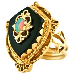 Huge 1950s Antique Style Ring