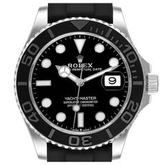 Rolex Yachtmaster White Gold Oysterflex Bracelet Mens Watch 226659