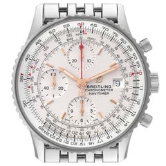 Breitling Navitimer Heritage Silver Dial Steel Mens Watch A13324 Box Card