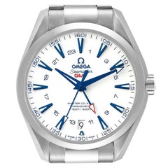 Used Omega Seamaster Aqua Terra GMT Titanium Watch 231.90.43.22.04.001 Box Card