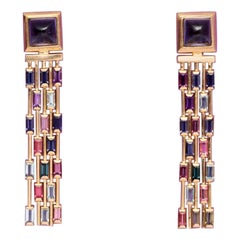 Vintage Tiffany & Co. Gold and Gemstone Earrings