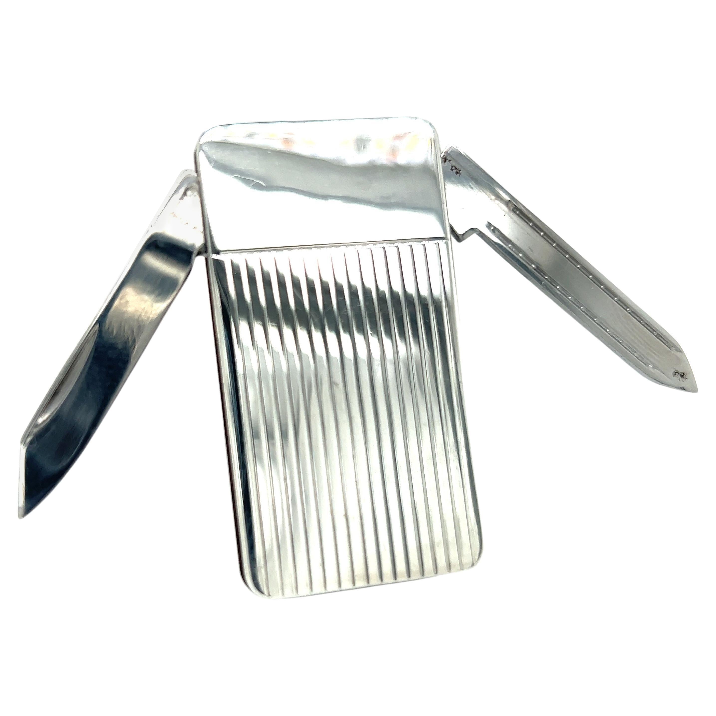 Tiffany & Co Estate Rare Money Clip Knife Set Silver 