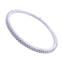 Bracelet Wempe en or blanc 18 carats et diamants