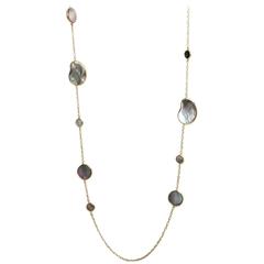 Stunning Ippolita “Rock Candy” 36 Inch Mother-of-Pearl Chain Necklace