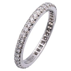 Tiffany and Co. Bracelet en platine Soleste avec diamant rond en forme de cercle de 0,34 carat.