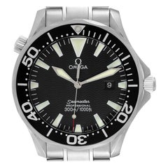 Omega Seamaster 41mm Black Dial Stainless Steel Mens Watch 2264.50.00 Card