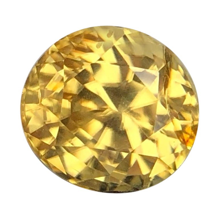 Canary Yellow Sapphire 1.67 ct No Heat  For Sale