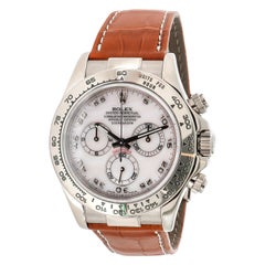 Rolex Daytona 116519 Men's Watch in  White Gold