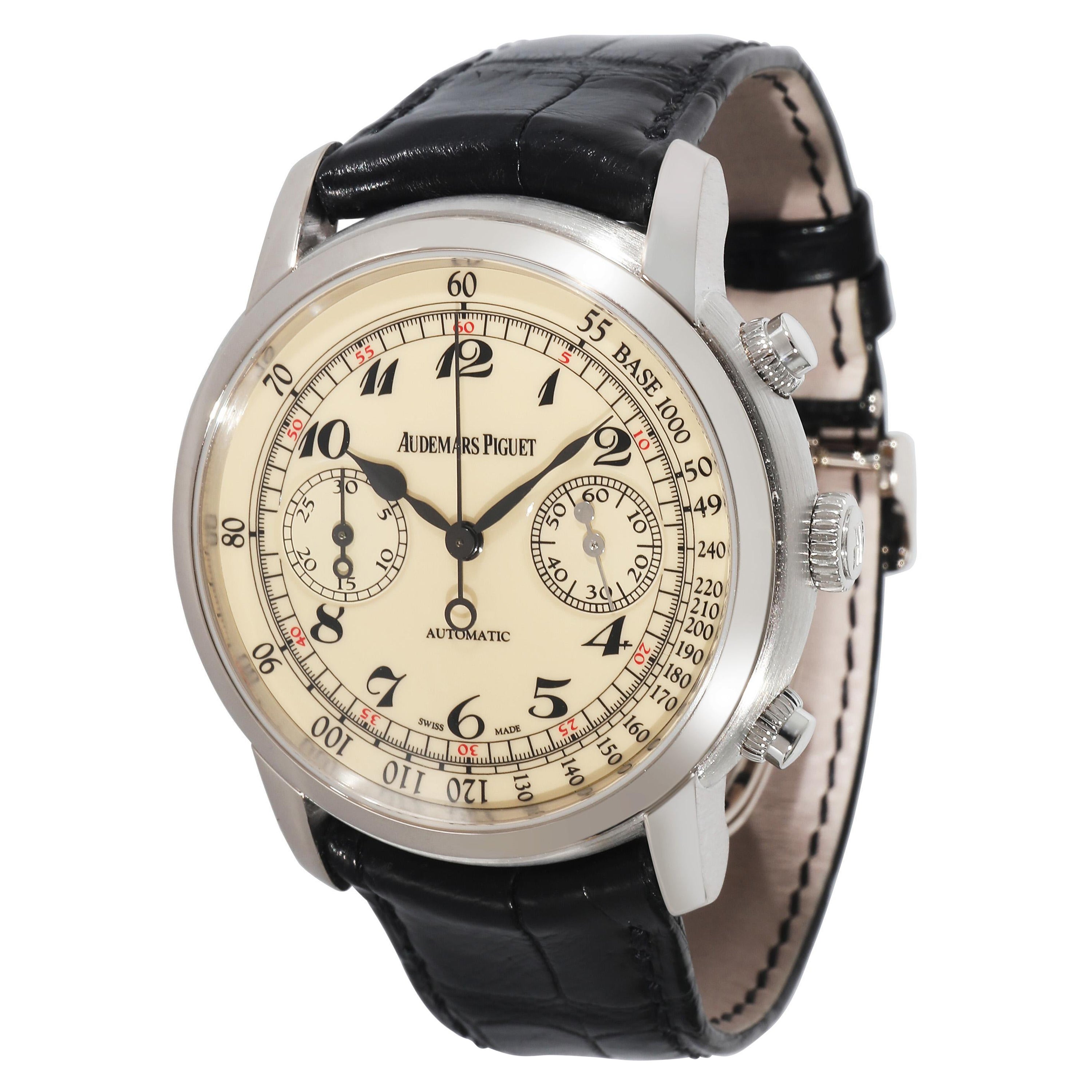 Audemars Piguet Jules Audemars 26100BC.OO.D002CR.01 Men's Watch in 18kt White Go For Sale