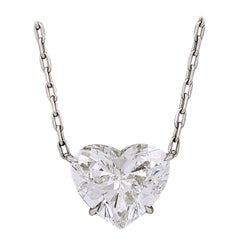 Collar de diamantes en forma de corazón Spectra Fine Jewelry Certificado por el GIA de 11,14 quilates