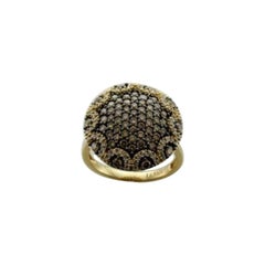 Ring featuring Chocolate Diamonds , Vanilla Diamonds set in 14K Honey Gold