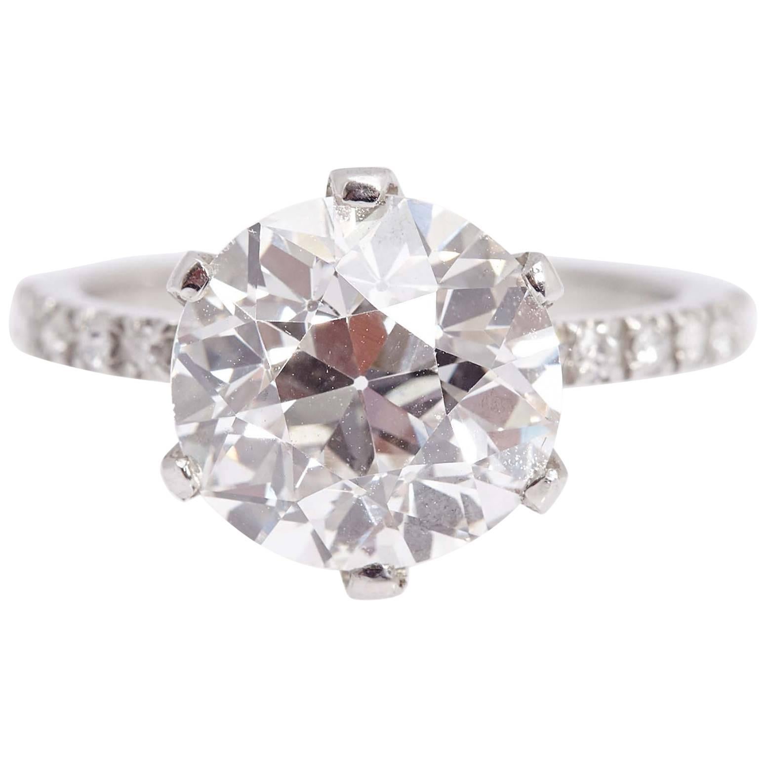 5.59 carat Diamond Engagement Ring  For Sale