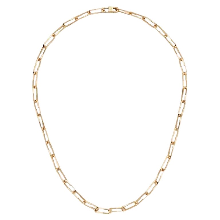 Gucci Link to Love 18K Rose Gold Chain Necklace YBB745654001