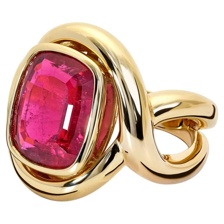 Severine Pink Tourmaline Ring For Sale