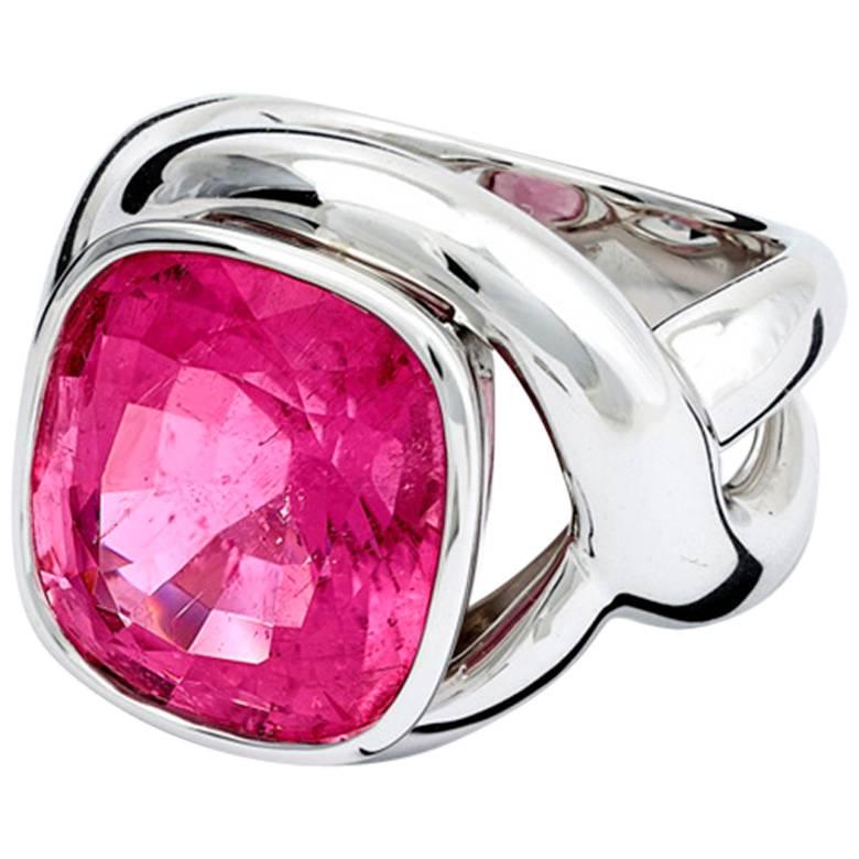 Severine Pink Tourmaline Ring For Sale