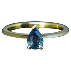 Rare Russian Alexandrite Gold Engagement Ring