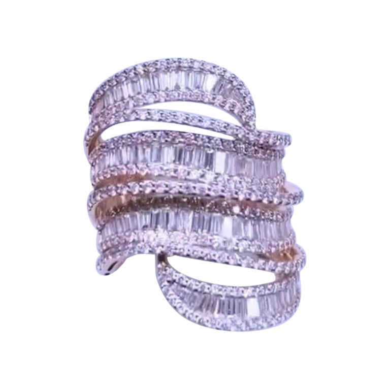 Amazing 2.49 carats of diamonds on ring  For Sale