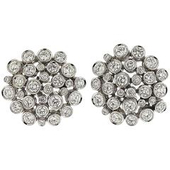 Impressive Antonini Diamond Gold Earrings