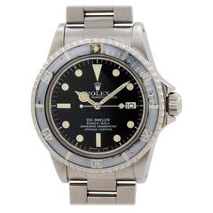 Rolex Stainless Steel Seadweller "Great White" Wristwatch Ref 1665 1978
