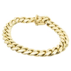 Used 14 Karat Yellow Gold Cuban Link Bracelet