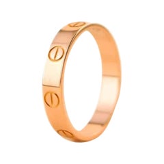 Cartier Love Wedding Ring Rose Gold Size 55