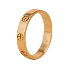 Cartier Love Wedding Ring Yellow Gold Size 54